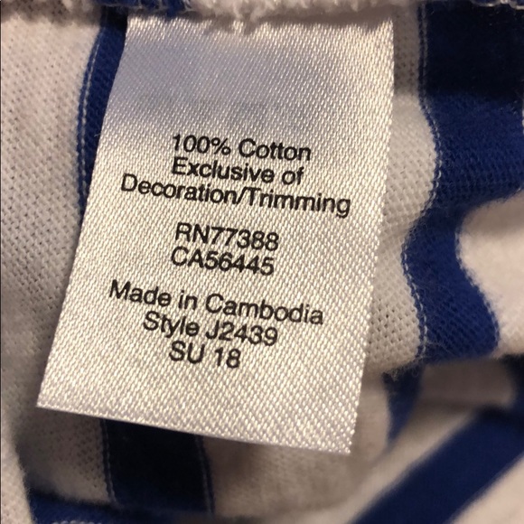 J. Crew 🍍 Cotton Boatneck 3/4 sleeve top - Picture 6 of 8